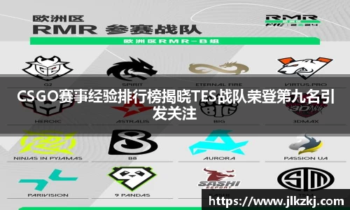 CSGO赛事经验排行榜揭晓TES战队荣登第九名引发关注
